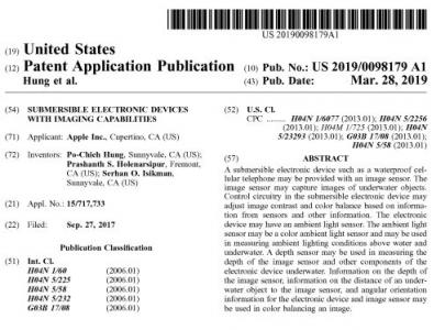 iPhone将增水下摄影功能？苹果又一新专利曝光
